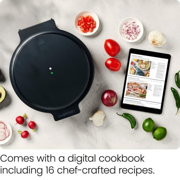 Chefman Everything Maker 12" Electric Pizza Oven – Countertop Multi-Purpose Cooker for Homemade Pizza - Image 6
